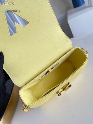 Louis Vuitton Twist Mm Ginger Yellow For Women Womens Handbags Shoulder And Crossbody Bags 9.1In23cm Lv