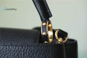 Louis Vuitton Capucines Bb Taurillon Black For Women Womens Handbags Shoulder And Crossbody Bags 21Cm8.3In Lv