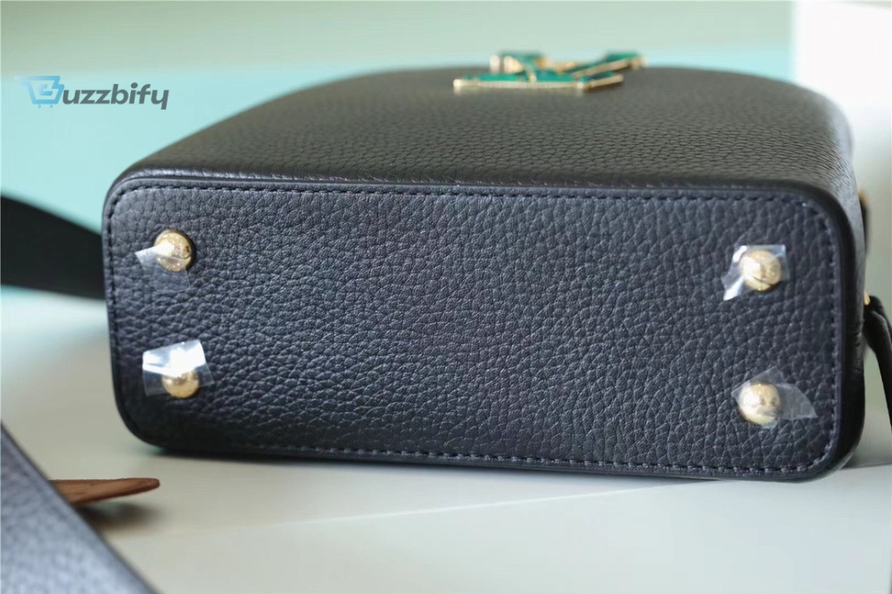 Louis Vuitton Capucines BB Taurillon Black For Women, Women’s Handbags, Shoulder And Crossbody Bags 21cm/8.3in LV
