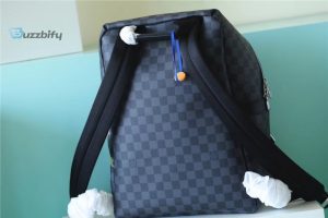 Louis Vuitton Discovery Backpack Damier Graphite Canvas For Men Mens Bags 40Cm Lv N45275
