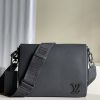 louis vuitton messenger grain black for men mens bags shoulder and crossbody bags 11in28cm lv m57080 buzzbify 1