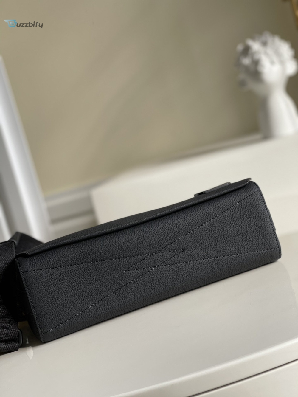 Louis Vuitton Messenger Grain Black For Men Mens Bags Shoulder And Crossbody Bags 11In28cm Lv M57080 9 Louis Vuitton Messenger Grain Black For Men, Men’s Bags, Shoulder And Crossbody Bags 11in/28cm LV M57080
