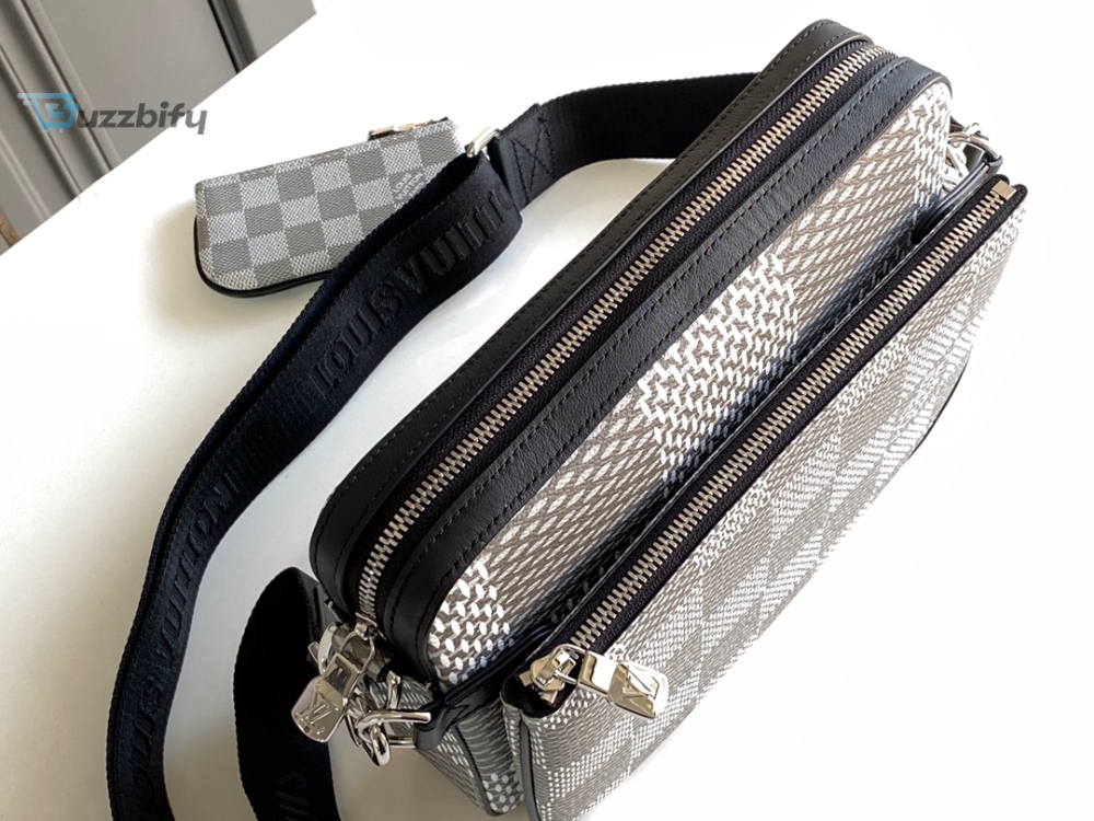 Louis Vuitton Trio Messenger Damier Graphite Plaster For Men, Men’s Bags, Shoulder And Crossbody Bags 9.8in/25cm LV
