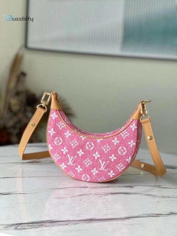 louis vuitton loop since 1854 jacquard pink by nicolas ghesquiere for cruise show womens handbags 91in23cm lv m81166 buzzbify 1 5