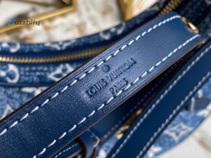 louis vuitton loop since 1854 jacquard navy blue by nicolas ghesquiere for cruise show womens handbags 91in23cm lv m81166 buzzbify 1 1
