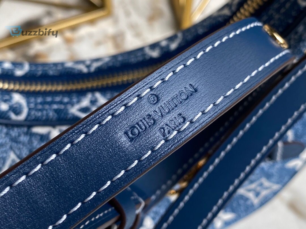 Louis Vuitton Loop Since 1854 Jacquard Navy Blue By Nicolas Ghesquière For Cruise Show, Women’s Handbags 9.1in/23cm LV M81166
