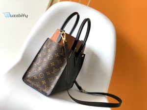 Louis Vuitton On My Side Mm Tote Bag Monogram Canvas Black For Women Womens Handbags Shoulder Bags 12In31cm Lv M53823