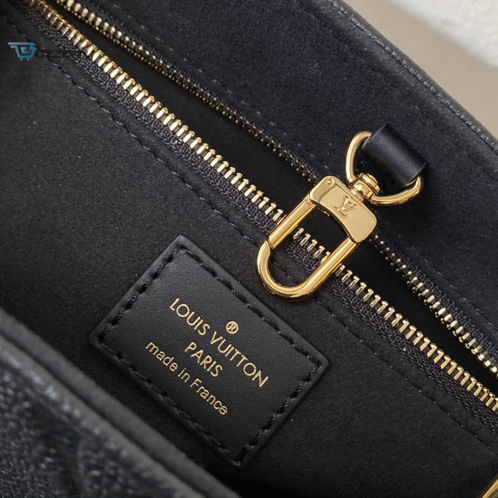Louis Vuitton On The Go Pm Bag Monogram Empreinte 9.8In25cm Black Lv M45653