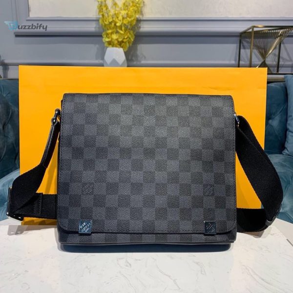 louis vuitton district pm damier graphite canvas for men mens bags shoulder and crossbody bags 98in25cm lv n41028 buzzbify 1 1