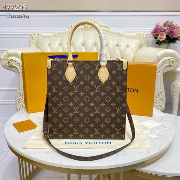 Louis Vuitton Sac Plat Pm Monogram Canvas For Women Womens Handbags Shoulder And Crossbody Bags 11.8In30cm Lv M45848