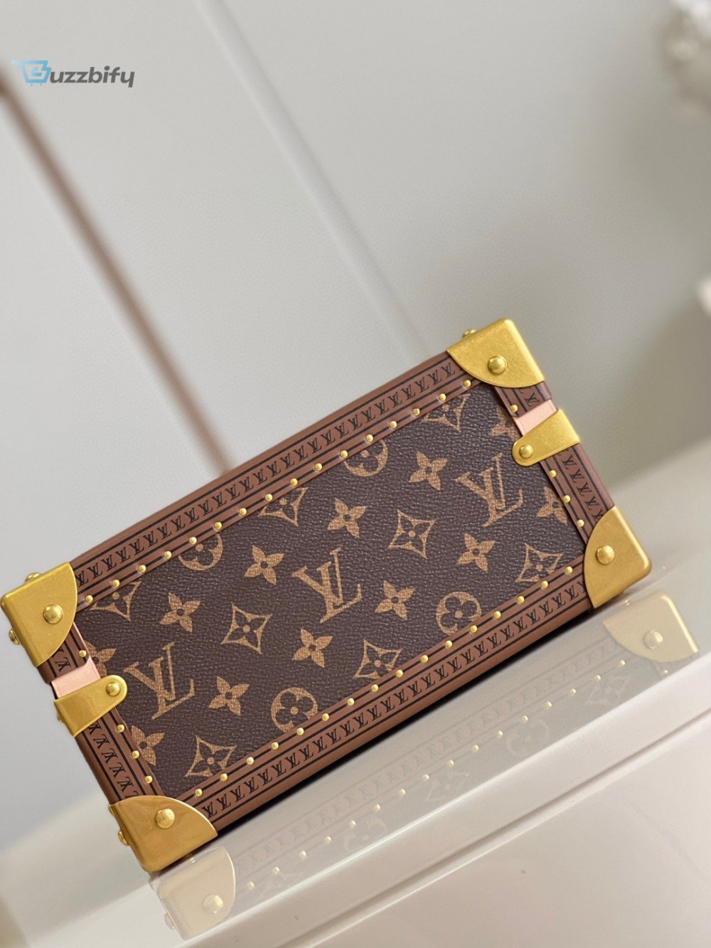 Louis Vuitton Coffret Tresor 24 For Brown/Pink Women, Women’s Handbags, Shoulder Bags And Crossbody Bags 9.4in/24cm LV
