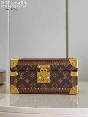 Louis Vuitton Coffret Tresor 24 For Brownyellow Women Womens Handbags Shoulder Bags And Crossbody Bags 9.4In24cm Lv