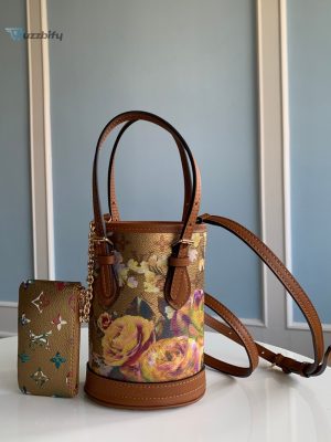 Louis Vuitton Nano Bucket Gold For Women Womens Handbags Shoulder Bags And Crossbody Bags 6.7In17cm Lv M81724