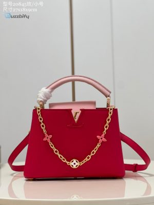 louis vuitton capucines bb hot pink for women womens handbags shoulder bags and crossbody bags 106in27cm lv buzzbify 1
