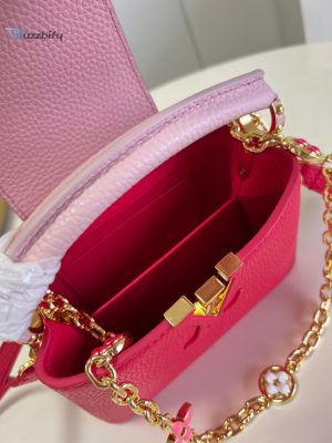 Louis Vuitton Capucines Mini Hot Pink For Women Womens Handbags Shoulder Bags And Crossbody Bags 8.3In21cm Lv