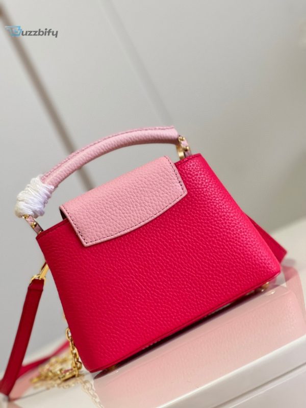 louis vuitton capucines mini hot pink for women womens handbags shoulder bags and crossbody bags 83in21cm lv buzzbify 1 7