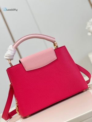Louis Vuitton Capucines Bb Hot Pink For Women Womens Handbags Shoulder Bags And Crossbody Bags 10.6In27cm Lv