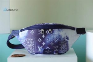 louis vuitton discovery bumbag pm monogram blue for men mens bags shoulder and crossbody bags 173in44cm lv m20587 buzzbify 1