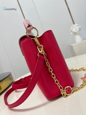 Louis Vuitton Capucines Bb Hot Pink For Women Womens Handbags Shoulder Bags And Crossbody Bags 10.6In27cm Lv