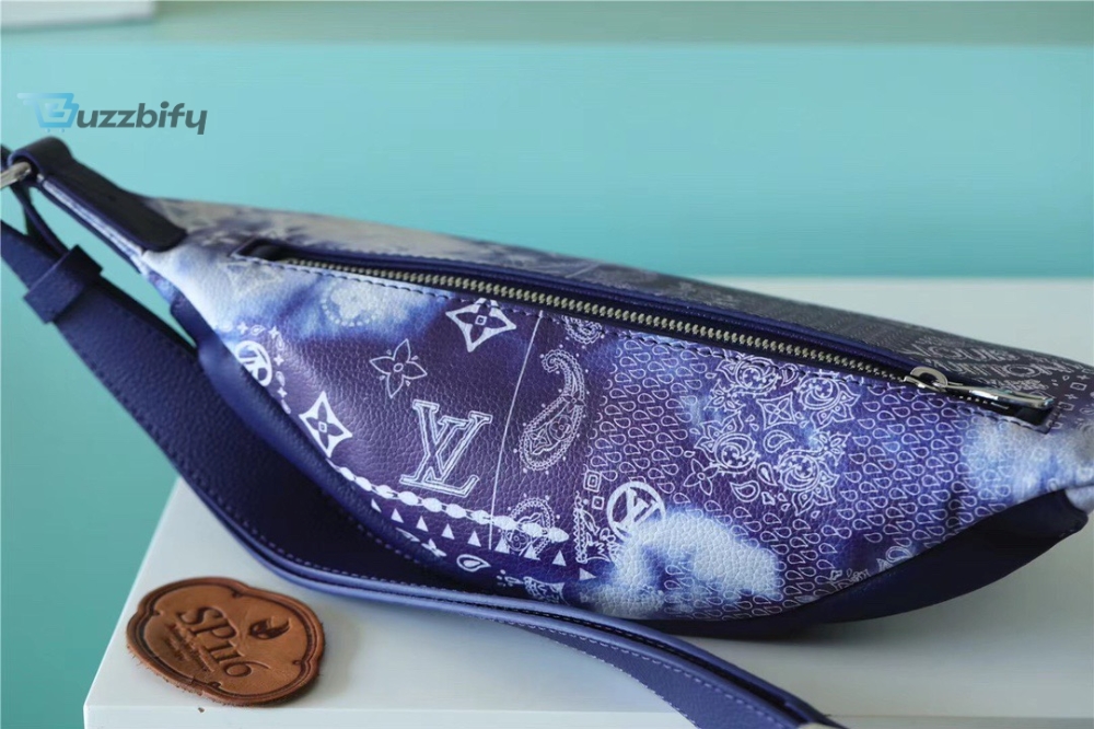 Louis Vuitton Discovery Bumbag Pm Monogram Blue For Men Mens Louis Vuitton Discovery Bumbag Pm Monogram Blue For Men Mens