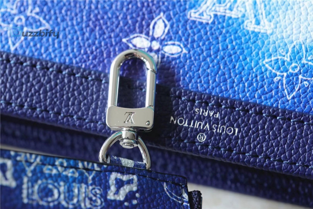 Louis Vuitton Gaston Wearable Wallet Monogram Blue For Men, Men’s Bags, Shoulder And Crossbody Bags 8.7in/22cm LV M81431

