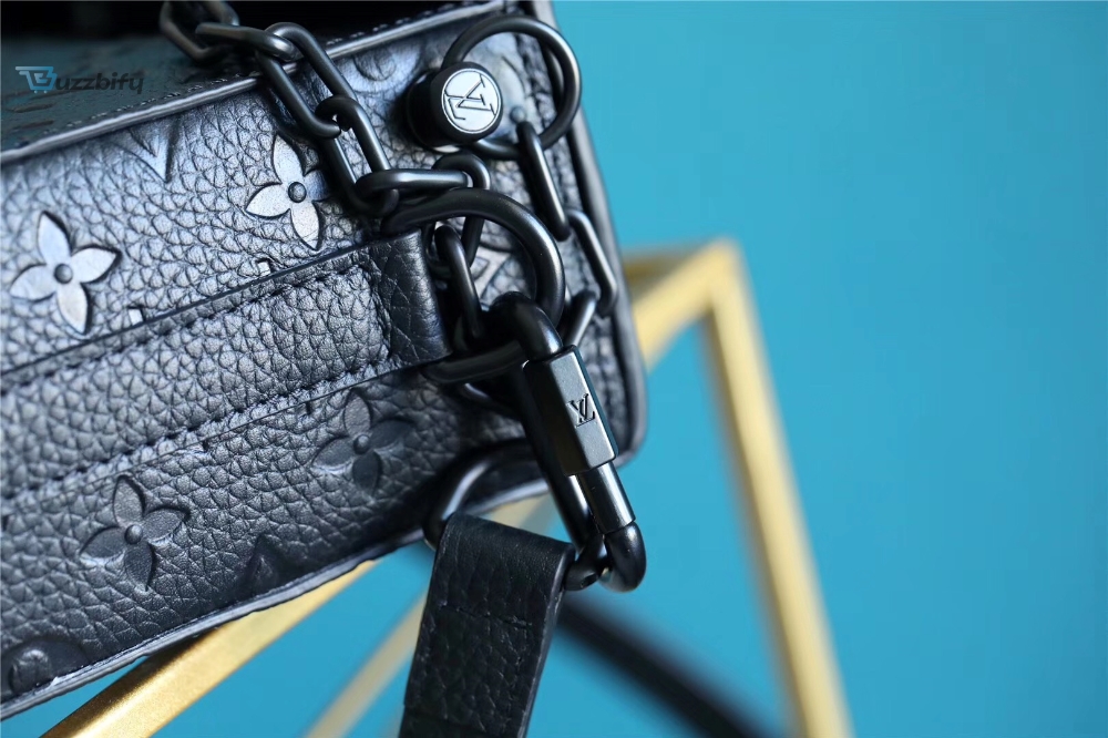 Louis Vuitton Mini Soft Trunk Box Taurillon Black For Men Mens Bags Shoulder And Crossbody Bags 9.1In23cm Lv M61117