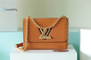louis vuitton twist mm epi gold miel brown for women womens bags shoulder and crossbody bags 91in23cm lv m59686 buzzbify 1
