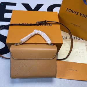 louis vuitton twist mm epi gold miel brown for women womens bags shoulder and crossbody bags 91in23cm lv m59686 buzzbify 1 1