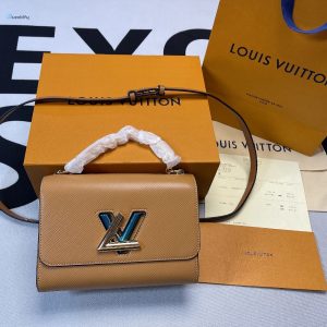 louis vuitton twist mm epi gold miel brown for women womens bags shoulder and crossbody bags 91in23cm lv m59686 buzzbify 1 2
