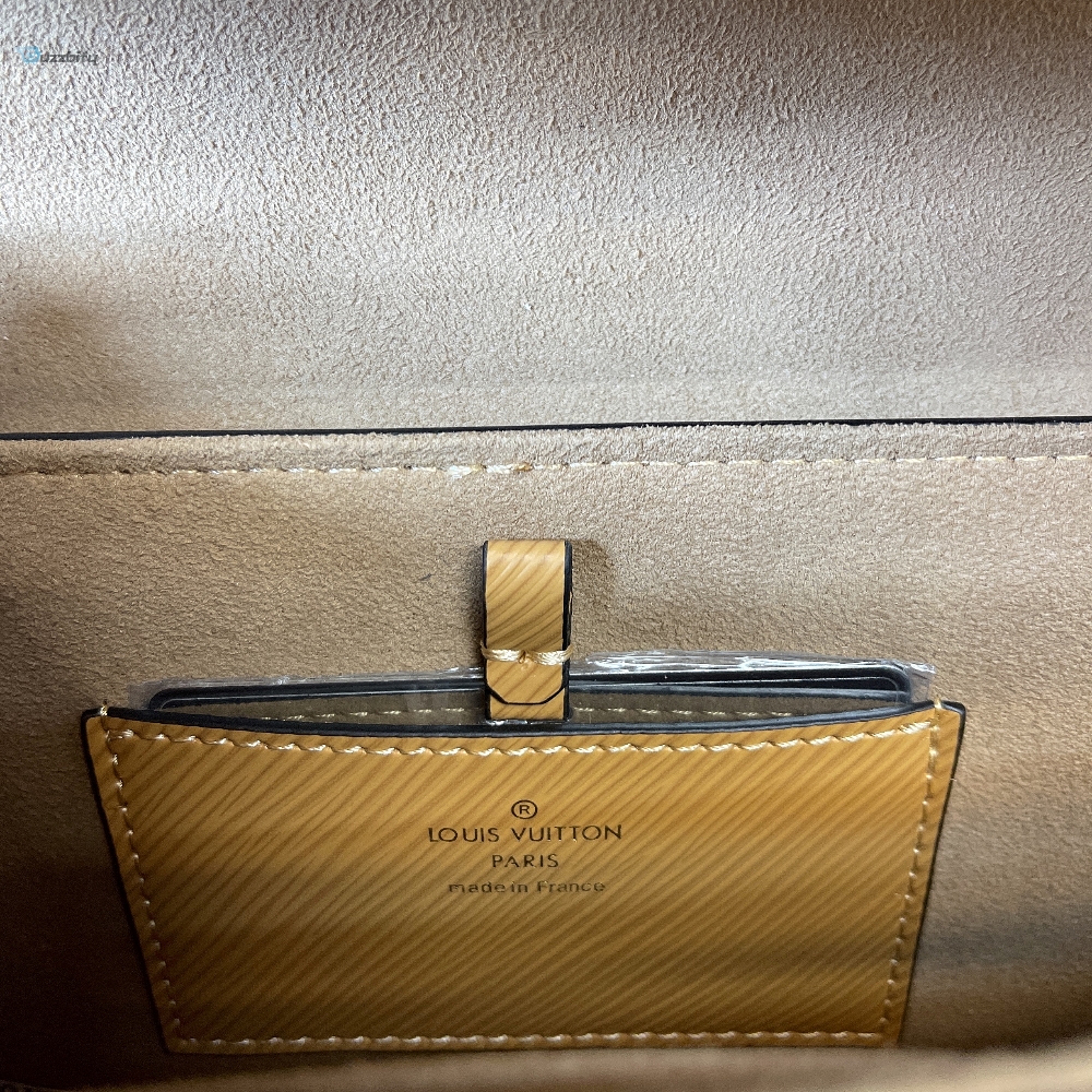 Louis Vuitton Twist MM Epi Gold Miel Brown For Women, Women’s Bags, Shoulder And Crossbody Bags 9.1in/23cm LV M59686
