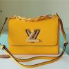 louis vuitton twist mm epi sunflower yellow for women womens bags shoulder and crossbody bags 91in23cm lv m59888 buzzbify 1