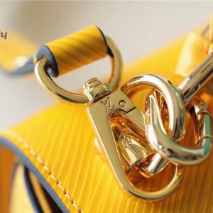 louis vuitton twist mm epi sunflower yellow for women womens bags shoulder and crossbody bags 91in23cm lv m59888 buzzbify 1 5