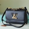 louis vuitton twist mm epi black for women womens bags shoulder and crossbody bags 91in23cm lv m59887 buzzbify 1