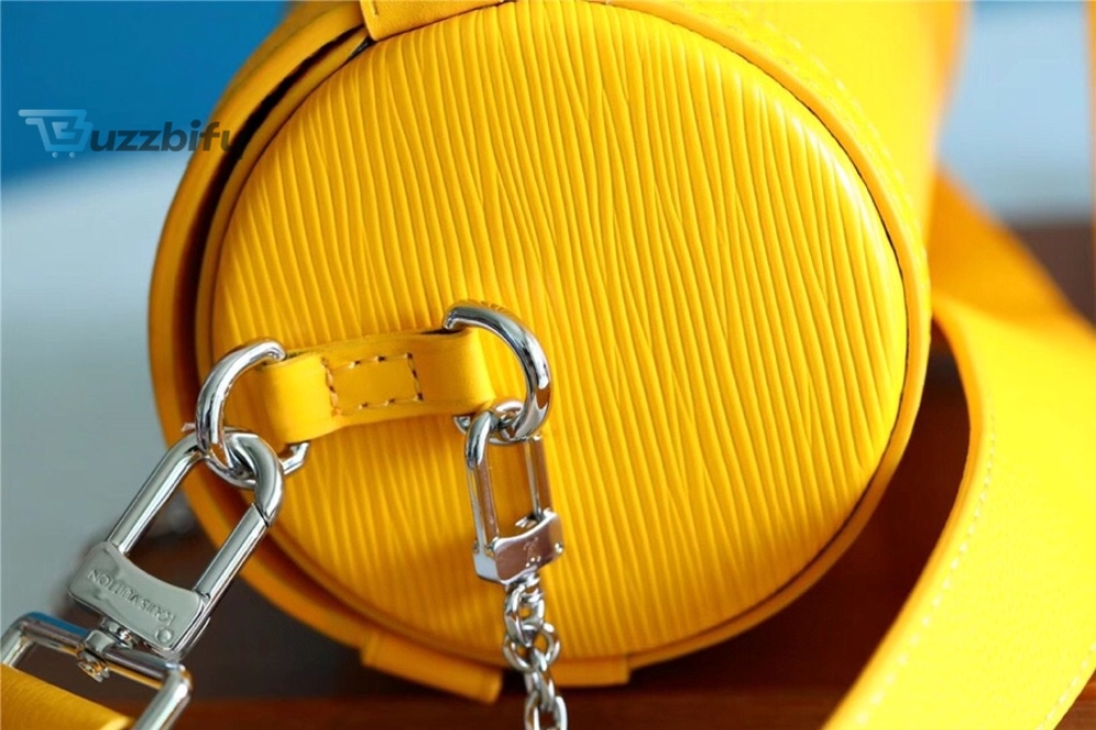 Louis Vuitton Papillon Trunk Epi Yellow For Women, Women’s Bags, Shoulder And Crossbody Bags 7.5in/19cm LV 

