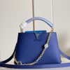 louis vuitton capucines bb blue for women womens handbags shoulder bags and crossbody bags 106in27cm lv buzzbify 1