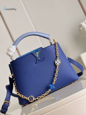 louis vuitton capucines bb blue for women womens handbags shoulder bags and crossbody bags 106in27cm lv buzzbify 1 1