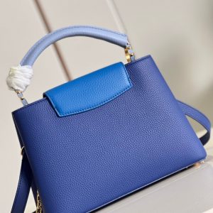 louis vuitton capucines bb blue for women womens handbags shoulder bags and crossbody bags 106in27cm lv buzzbify 1 2