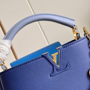 louis vuitton capucines bb blue for women womens handbags shoulder bags and crossbody bags 106in27cm lv buzzbify 1 8