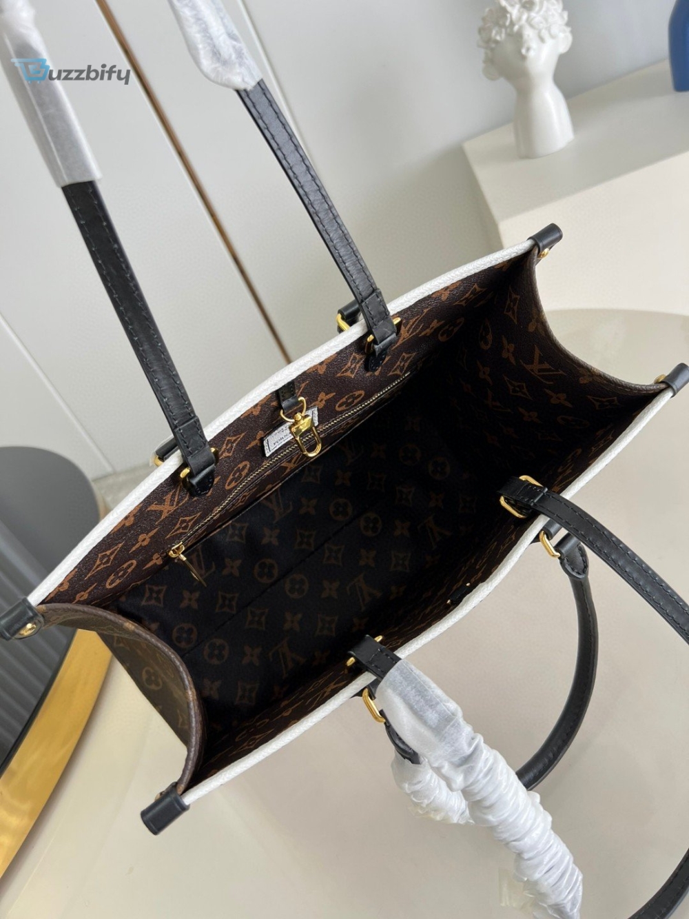 Louis Vuitton Sac Plat Tote Bag White For Women Womens Handbags Shoulder Bags And Crossbody Bags 13.8In35cm Lv