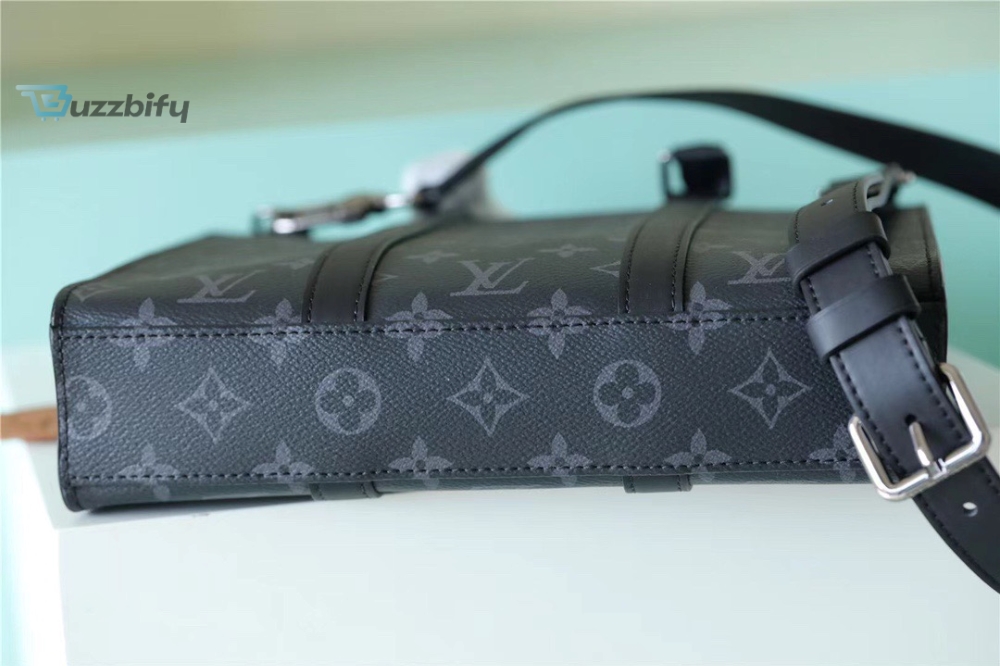Louis Vuitton Sac Plat Cross Monogram Eclipse Reverse Canvas For Men Mens Bags Shoulder And Crossbody Bags 11.2In28.5Cm Lv M59664
