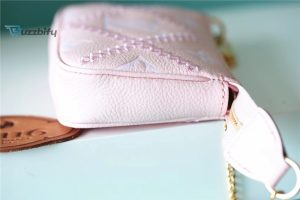 louis vuitton mini pochette accessoires monogram empreinte pink for women womens handbags shoulder bags and crossbody bags 61in155cm lv buzzbify 1 4