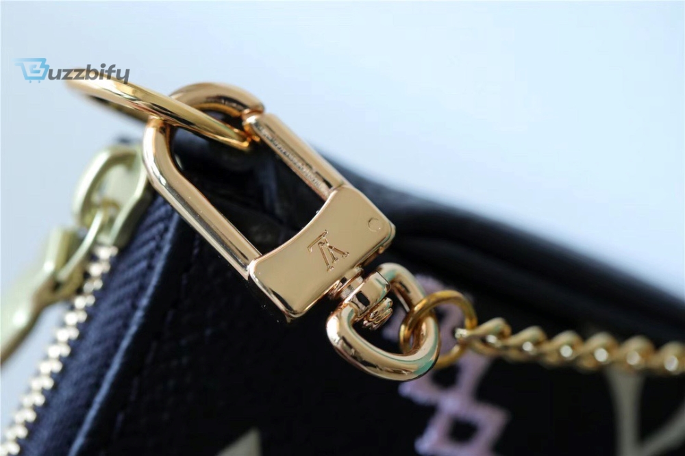 Louis Vuitton Mini Pochette Accessoires Monogram Empreinte White For Women Womens Handbags Shoulder Bags And Crossbody Bags 6.1In15.5Cm Lv