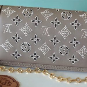 louis vuitton dauphine east west monogram khaki for women womens handbags shoulder and crossbody bags 96in245cm lv buzzbify 1 1