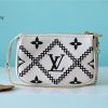 louis vuitton mini pochette accessoires monogram empreinte white for women womens handbags shoulder bags and crossbody bags 61in155cm lv buzzbify 1 8