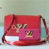 louis vuitton twist mm bag epi red pink for women womens handbags shoulder and cross body bags 91in23cm lv buzzbify 1