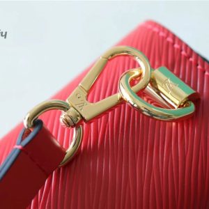 louis vuitton twist mm bag epi red pink for women womens handbags shoulder and cross body bags 91in23cm lv buzzbify 1 5