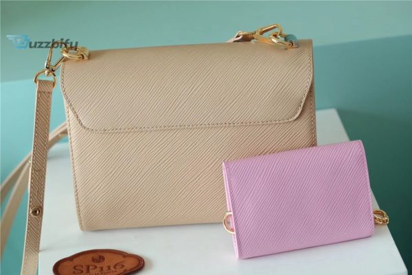 louis vuitton twist mm bag epi beige light pink for women womens handbags shoulder and cross body bags 91in23cm lv buzzbify 1 3