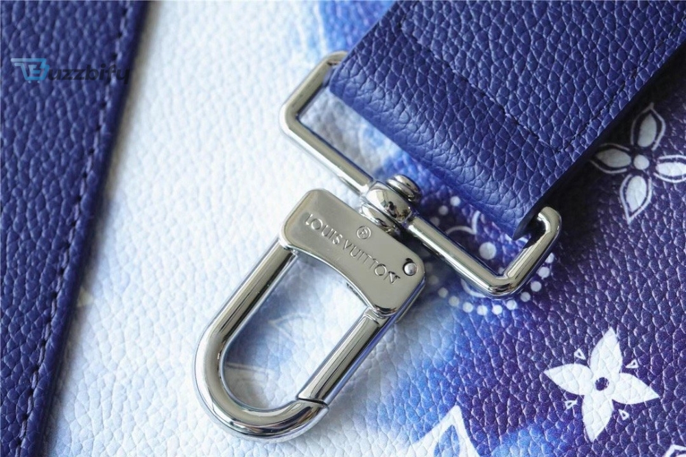 Louis Vuitton Tote Journey Monogram Blue For Men Mens Bags 23.6In60cm Lv M20553