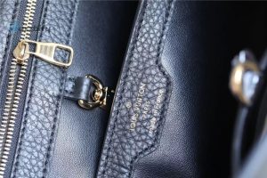 Louis Vuitton Capucines Bb Taurillon Blackblue For Women Womens Bags Shoulder And Crossbody Bags 10.6In27cm Lv