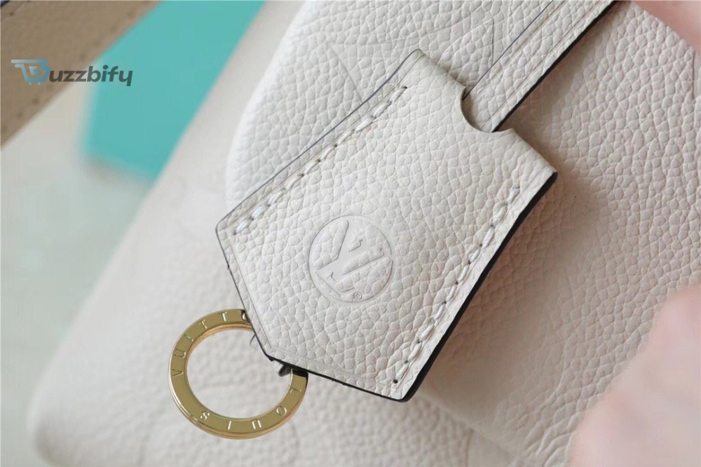 Louis Vuitton Madeleine BB Monogram Empreinte Creme Beige For Women, Women’s Handbags, Shoulder and Crossbody Bags 9.4in/24cm LV M46008
